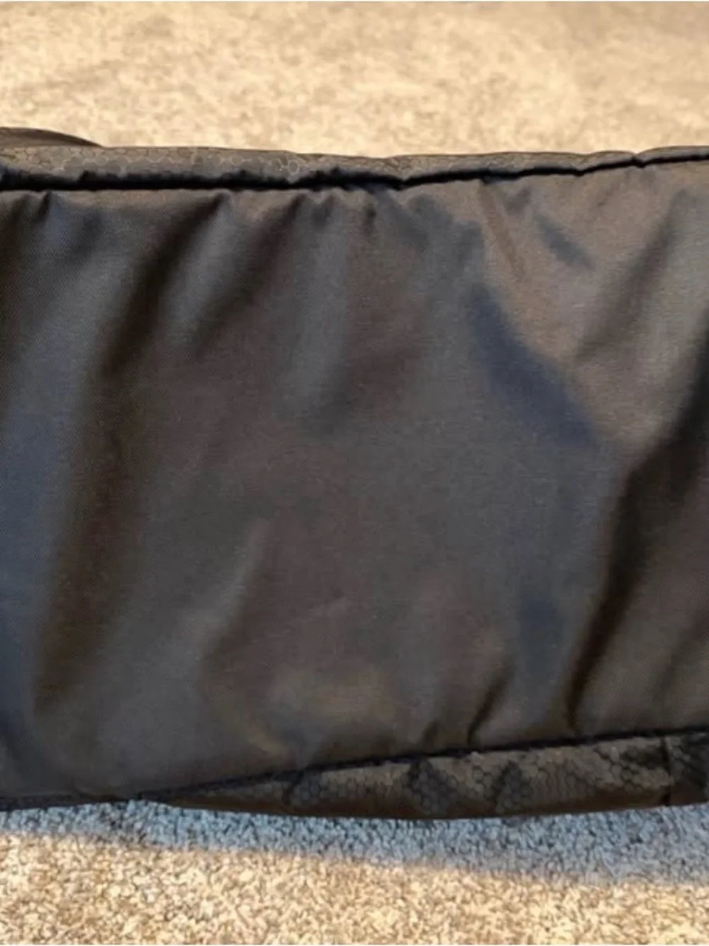 Reebok Black Duffel Bag with Rose Gold Logo Accent